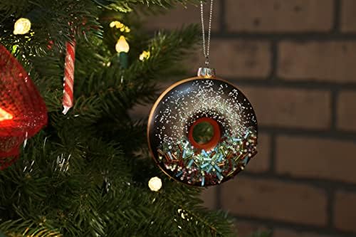 Kuzey Yıldızı Noel / Çikolatalı Vişneli Çörek Cam Süsleme / Yemek Koleksiyonu
