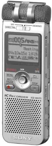Sony ICD-MX20 Memory Stick Pro Duo Dijital Ses Kayıt Cihazı