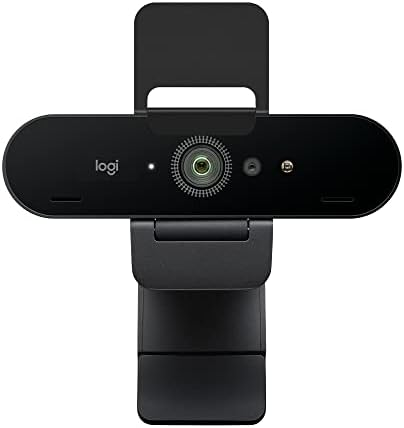 Logitech Brio 4K Web Kamerası, Ultra 4K HD Görüntülü Arama, Gürültü önleyici mikrofon, HD otomatik ışık düzeltme, Geniş Görüş