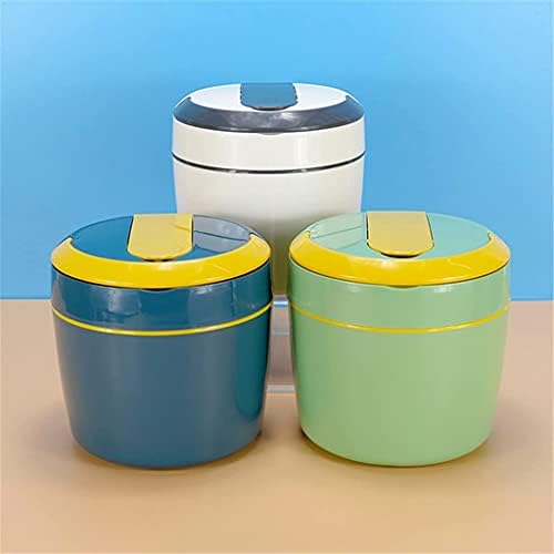 Plastikgeschirr Tragbare Doppelschichtige Brotdose Student Bento Box Lebensmittelbehälter Für Lebensmittelgeschirr (Color