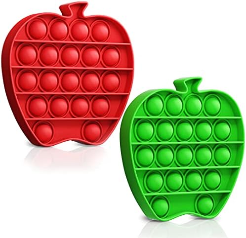 ToloRolo Oyuncaklar Elma Pop Onun Haşhaş stres oyuncakları-Kabarcık itme oyuncak Stres Giderici-Çocuklar / Yetişkinler için