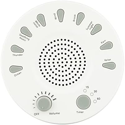 Dokuz Beyaz Gürültü Sesi ve Uyku Zamanlayıcılı Unionway Beyaz Gürültü Makinesi, Daha İyi Uyku, Rahatlama ve Konsantrasyon