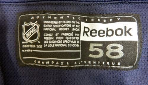 New York Rangers Oyunu Kullanılmış Donanma Antrenman Forması Reebok NHL 58 DP29900 - Oyun Kullanılmış NHL Formaları