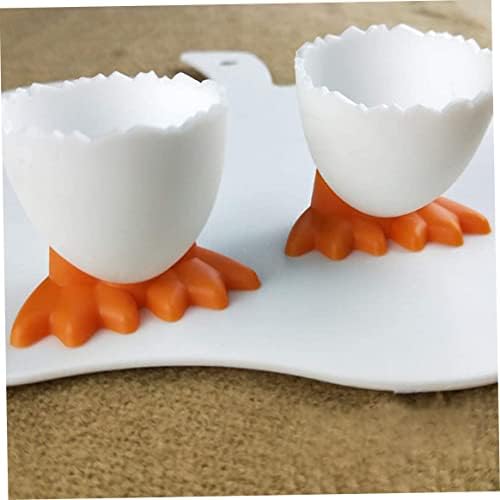KUYYFDS yumurtalık Tutucular Sevimli Karikatür yumuşak haşlanmış yumurtalık Standı Restoranlar için Çocuklar 6 ADET yumurtalık