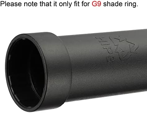 MECCANİXİTY G9 soket halkası temizleme aracı ışık değiştirme aksesuarları, siyah PVC, 6'lı paket