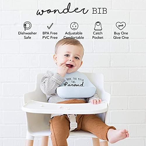 BELLA TUNNO Wonder Önlüğü-Ayarlanabilir Silikon Bebek Önlükler Boys için, Dayanıklı ve Su Geçirmez BPA Ücretsiz Silikon