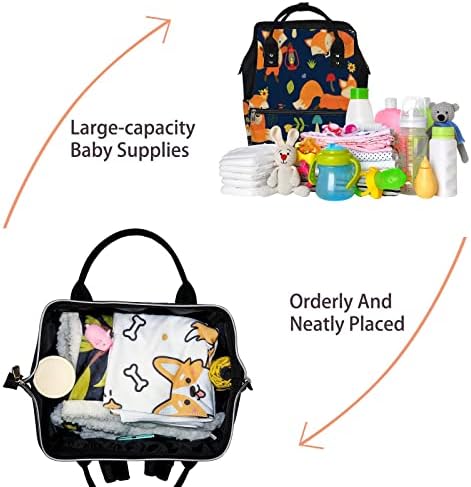 Vantaso Bebek bezi çantası Sırt Çantası Tilki Orman Çanta seyahat sırt çantası Büyük Kapasiteli Bebek Bezi değiştirme Çantaları