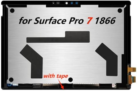 TFTcenter Ekran Değiştirme 12.3 inç Microsoft Surface Pro 7 1866 2019 için C02XR7Y9JG5H, LCD dokunmatik Ekran LED Ekran Digitizer