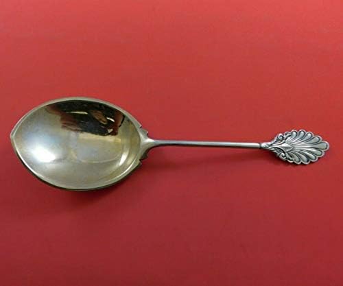 Gorham tarafından Grecian Gümüş Berry Kaşık GW Patent 1861 Hiçbir İşaretleri 8 1/2