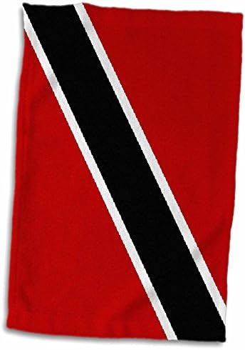 3dRose Bayrakları - Trinidad ve Tobago Bayrağı-Havlular (twl-31595-3)