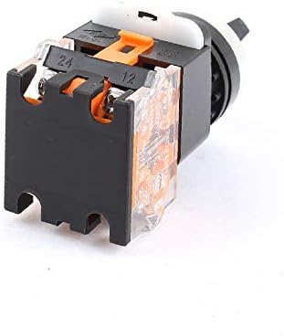 X-DREE Paneli Monte DPST 2 P NO + NC Döner Seçici Kilitleme Anahtarı 660 V 10A (Selettore rotativo con selettore rotativo