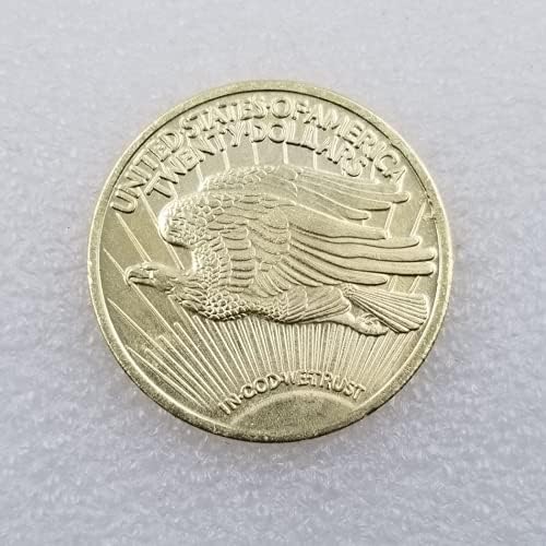 Kocreat Kopya 1910-D Çift Kartal Liberty Altın Sikke Yirmi Dolar-Çoğaltma ABD Hatıra Sikke Şanslı Sikke Hobo Sikke Koleksiyonu