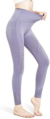 YPL Ultra Yumuşak Bayan Egzersiz Tayt, Yüksek Belli Sıkıştırma Tayt Karın Kontrolü için, Squat Puf Yoga Pantolon