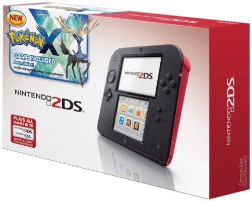 Önceden Yüklenmiş Pokémon X Oyunu ile Nintendo 2DS Kırmızı Kırmızı