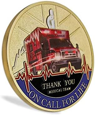 Acil Sağlık Hizmetleri Medic Challenge Coin EMT EMS Paramedik Namaz Parası