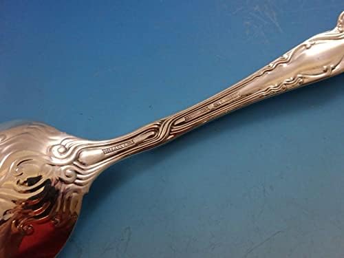Tiffany & Co. ' dan Süpürge Mısırı. Gümüş Bamya Çorba Kaşığı 8 Büyük Yuvarlak