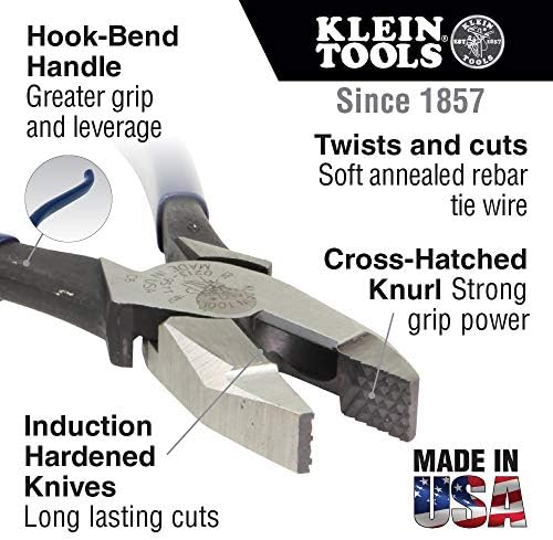 Klein Tools D201-7CSTT Ağır Hizmet Tipi Tırtıllı Çenelere, İndüksiyonla Sertleştirilmiş Bıçaklara ve Ayrık Bağlantı Halkasına