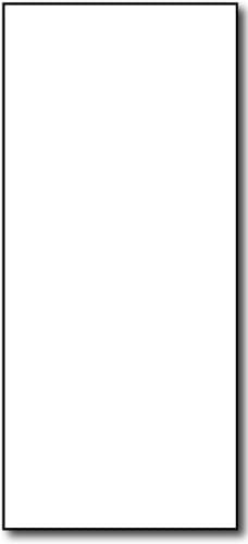İş Notu Kartları, 4 x 9 80lb Beyaz-250 Not Kartı