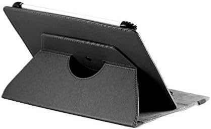 Navitech Siyah Suni Deri sert çanta Kapak ile 360 Dönme Standı ile Uyumlu Google Nexus 7