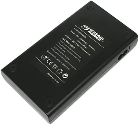 Wasabi Power DJI Osmo Akıllı Pil (2'li Paket) ve DJI Osmo, Osmo Mobile, Osmo + için çifte şarj makinesi