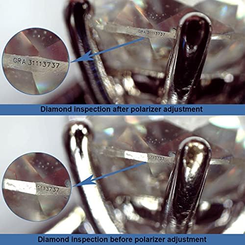 Polarizörlü Dijital USB Mikroskop, Metal Standlı 2MP Elde Taşınabilir Dijital Mikroskop SMD Lehimleme İşleri için Windows