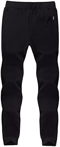 Erkek Sweatpant Moda Düz Renk Kaşmir Astar Sıcak Pantolon Orta Bel kalem pantolon Spor Rahat Jogger Pantolon