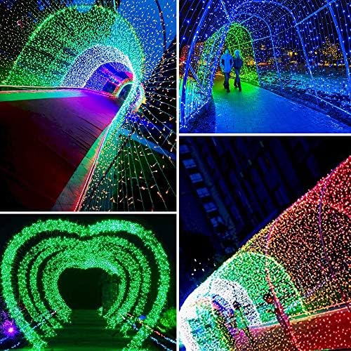 Vicila yeşil LED dize ışıkları Aziz Patrick günü dekor, USB ağaç ışıkları uzaktan kumanda peri ışıkları 100 LED Dize yatak