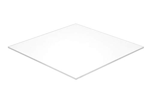 Falken Tasarım Akrilik Pleksiglas Levha, Kırmızı Yarı Saydam %4 (2157), 10 x 18 x 1/8