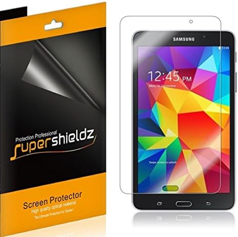 (3 Paket) Supershieldz Samsung Galaxy Tab 4 7.0 inç Ekran Koruyucu için Tasarlanmış, yüksek Çözünürlüklü Net Kalkan (PET)