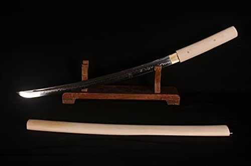Lyuesword Shirasaya Kılıç Tam Tang Kil Temperli Bıçak Wakizashi