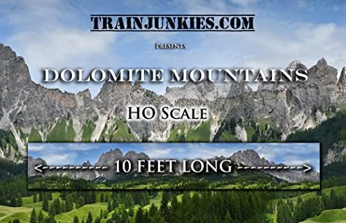 Dolomit Dağları Model Demiryolu Zemini (N Ölçeği)