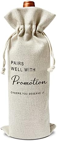 Promosyon Şarap hediye keseleri ile iyi Eşleşir-İş arkadaşı, meslektaşlar, yeni iş hediyesi için-İpli hediye çantası ile