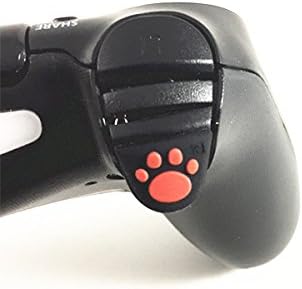 ıçin PS4 Denetleyici L2 R2 Tetik Düğmeleri Sticker Kapak Kedi Pençe Özel Tasarım silikon kutu örtüsü Yapışkanlı Pembe Renk