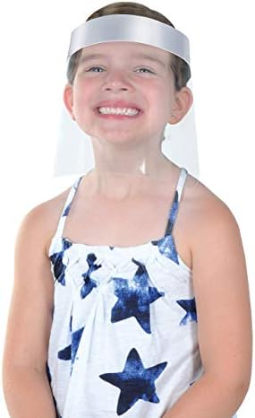 Beistle 12 Parça Çocuk Boy Kalkan-ABD'de Üretilmiştir-Şeffaf Hafif Plastik Güvenlik Siperliği ve Göz ve Yüz Koruması için