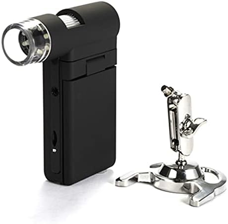 QUUL 500X Mobil Dijital Mikroskop 3 LCD 5MP Katlanabilir USB Lityum Pil 8 LED PC Büyüteç Kamera Araçları