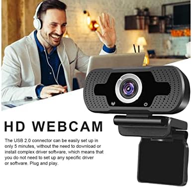 SGFJCHY HD Webcam Mikrofon ile 1080P Web Kamera 110 derece FOV USB Bilgisayar Kamera Zoom / Skype / Takım Konferans ve Görüntülü