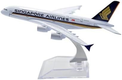TANG HANEDANI (TM 1: 400 16cm A380 Singapur Havayolları Metal Uçak Modeli oyuncak uçak Uçak Modeli