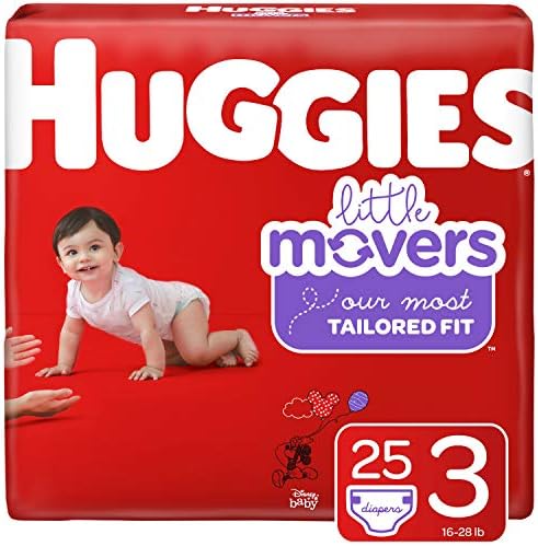 Huggies Little Movers Çocuk Bezi, Beden 7-41 + Pound (88 Adet)