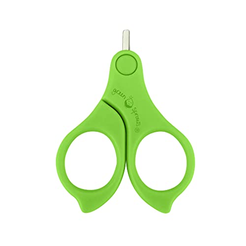 yeşil filizler Bebek Tırnak Makası / Çizikleri önlemek için Tırnakları Düzeltir / Kolay ve Güvenli Kesim için Kısa Bıçaklar