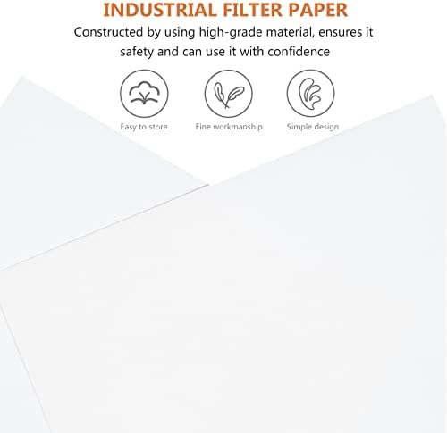 20 Yaprak Deney Filtre Kağıdı Biyolojik yağ filtre kağıdı Endüstriyel Filtre Kağıdı-Yağ Testi
