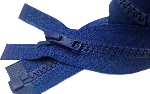 YKK 30 İnç Spor Ayırma Fermuar Renk Emprie Mavi 220-Orta Ağırlık (Özel) Vislon Ceket Zip YKK 5 Kalıplı Plastik (1 Fermuar