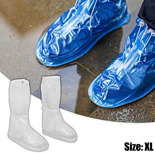 VOCOSTE 1 Çift Su Geçirmez Ayakkabı Kapağı, Yeniden Kullanılabilir yağmur ayakkabıları Kaymaz yağmur çizmeleri Ayakkabı Koruyucu