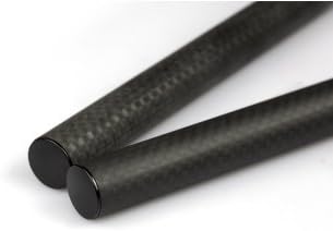 Lanparte CFR - 250 Karbon Fiber Çubuk, Çift (Siyah)