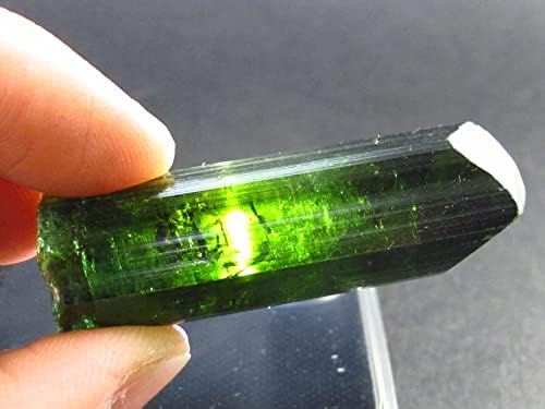 Brezilya'dan Büyük Yeşil Turmalin Kristali - 2.0 - 20.1 Gram
