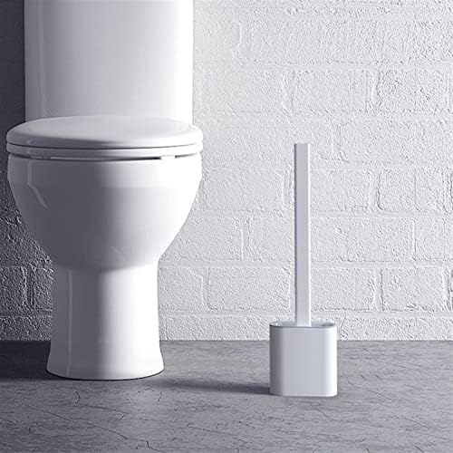 KNFUT Tuvalet Fırçaları ve Tutucular, Tuvalet Temizleme Fırçası Düz Kafa Esnek Yumuşak Kıllar Fırça Tutucu Tuvalet Fırçası