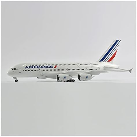 Uçak Modelleri 1/160 için Fit Air France Airbus A380 uçak modeli ışıkları ve tekerlekler ile Döküm Plastik reçine Grafik