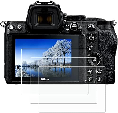 Z5 Temperli Cam LCD Ekran Koruyucu için Nikon Z5 Z 5 Koruyucu Kapak Filmi (3 paket), Ultra Net 0.3 mm 9H Sertlik Temperli