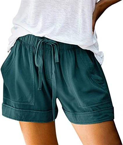 Kot şort Bayan Moda İpli Yüksek Belli Sıkı Kot Şort Cepler ile Püsküller Hem Mini Sıcak kısa pantolon