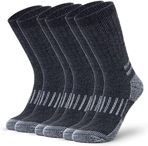 Alvada merinos Yünü yürüyüş çorapları Termal Sıcak Ekip kış botu Çorap Erkekler ve Kadınlar İçin 3 Çift