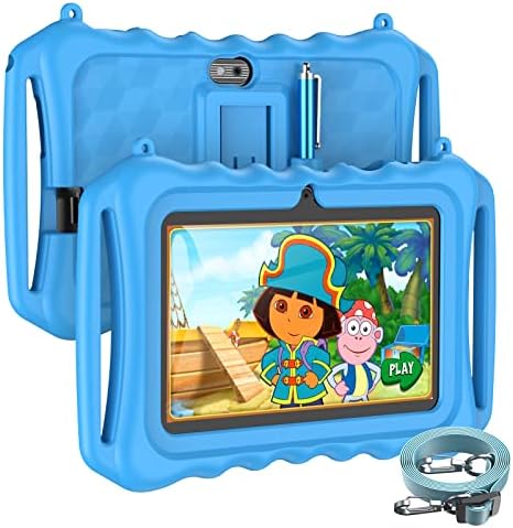 Çocuk Tableti, Çocuklar için 7 inç Tablet 3GB RAM 32GB ROM, Android 12.0 Çift Kameralı Yürümeye Başlayan Tablet, WiFi, Bluetooth,